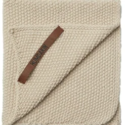 Knitted Dish Cloth- Coal Disktrasa Light Stone