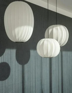 Knit-Wit Pendel Hög Oval 65 cm, Svart