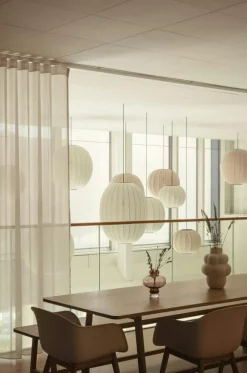 Knit-Wit Pendel Hög Oval 65 cm, Svart