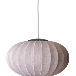 Made By Hand Pendellampor-Knit-Wit Pendel Oval 57 cm Anniversary Glitter, Silver