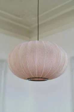 Made By Hand Pendellampor-Knit-Wit Pendel Oval 57 cm Anniversary Glitter, Silver