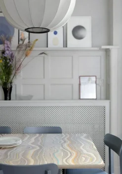 Knit-Wit Pendel Rund 45 cm, Ljusrosa