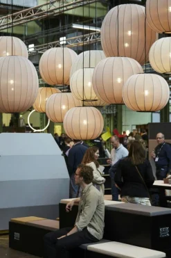 Knit-Wit Pendel Rund 75 cm, Sand Stone