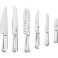 Smeg Knivlister & Knivblock-Knivblock Med 6 Knivar, Svart