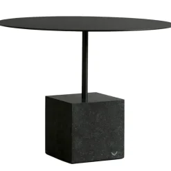 Friends & Founders Sidobord & Avlastningsbord|Soffbord-Knockout Soffbord Ø60x45 cm, Svart