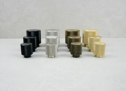 Beslag Design Knoppar & Dörrhandtag-Knopp Helix-33, matt svart