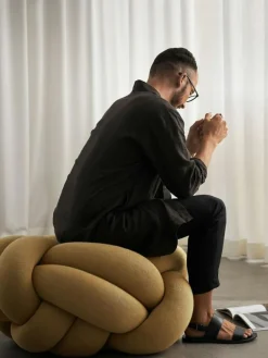 Knot Kudde XL, Camel