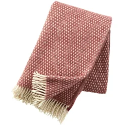 Klippan Yllefabrik Plädar & Filtar-Knut Ullpläd 130x200 cm, Ljusgrå