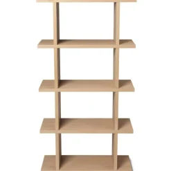 Ferm Living Byråer|Bokhyllor-Kona Bokhylla 1x4, Dark Stained