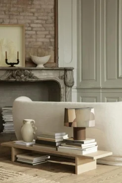 Ferm Living Sidobord & Avlastningsbord-Kona Sidobord Naturlig Ek H20 cm