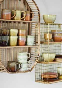 Kopp Ø7,5 cm, Grön / Ljusgul