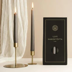 Eldstickan Ljus-Kronljus 6-pack, Aska