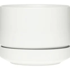 Kruka Med Fat H13,2, Mattvit