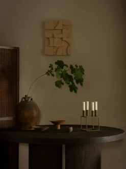 Kubus 4 Ljusstake, Olive