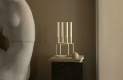 Kubus 4 Ljusstake, Olive