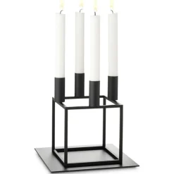 Kubus 4 Ljusstake, Olive