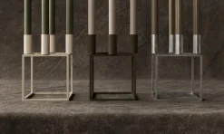 Kubus 4 Ljusstake, Olive