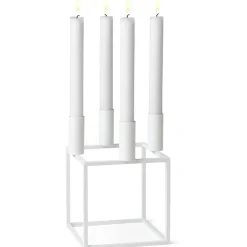 Kubus 4 Ljusstake, Olive