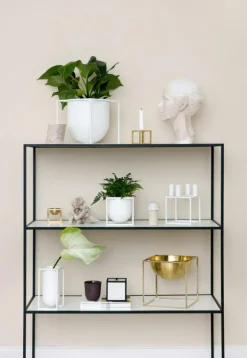 Kubus Blomkruka 14, Vit