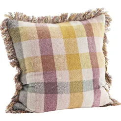 Madam Stoltz Prydnadskuddar & Fodral-Kuddfodral Återvunnen Bomull 60x60 cm, Orange