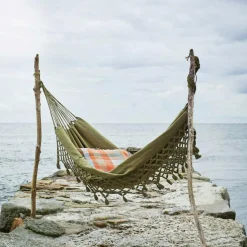 Madam Stoltz Prydnadskuddar & Fodral-Kuddfodral Återvunnen Bomull 60x60 cm, Orange