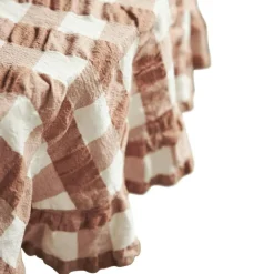 Boel&Jan Dukar & Löpare-Kullavik Bordsduk Ø170 cm, Brun