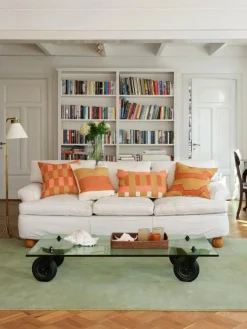 Chhatwal & Jonsson Prydnadskuddar & Fodral-Kumar Kuddfodral 50x50 cm, Aqua / Himmelsblå