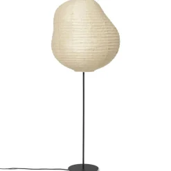 Kurbis Golvlampa Ø60 cm, Natural/Svart Tall