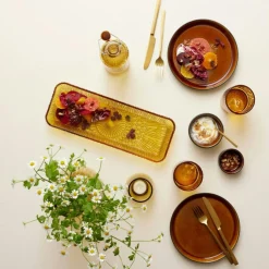 Bitz Dricksglas-Kusintha Glas 4-pack 38 cl, Amber