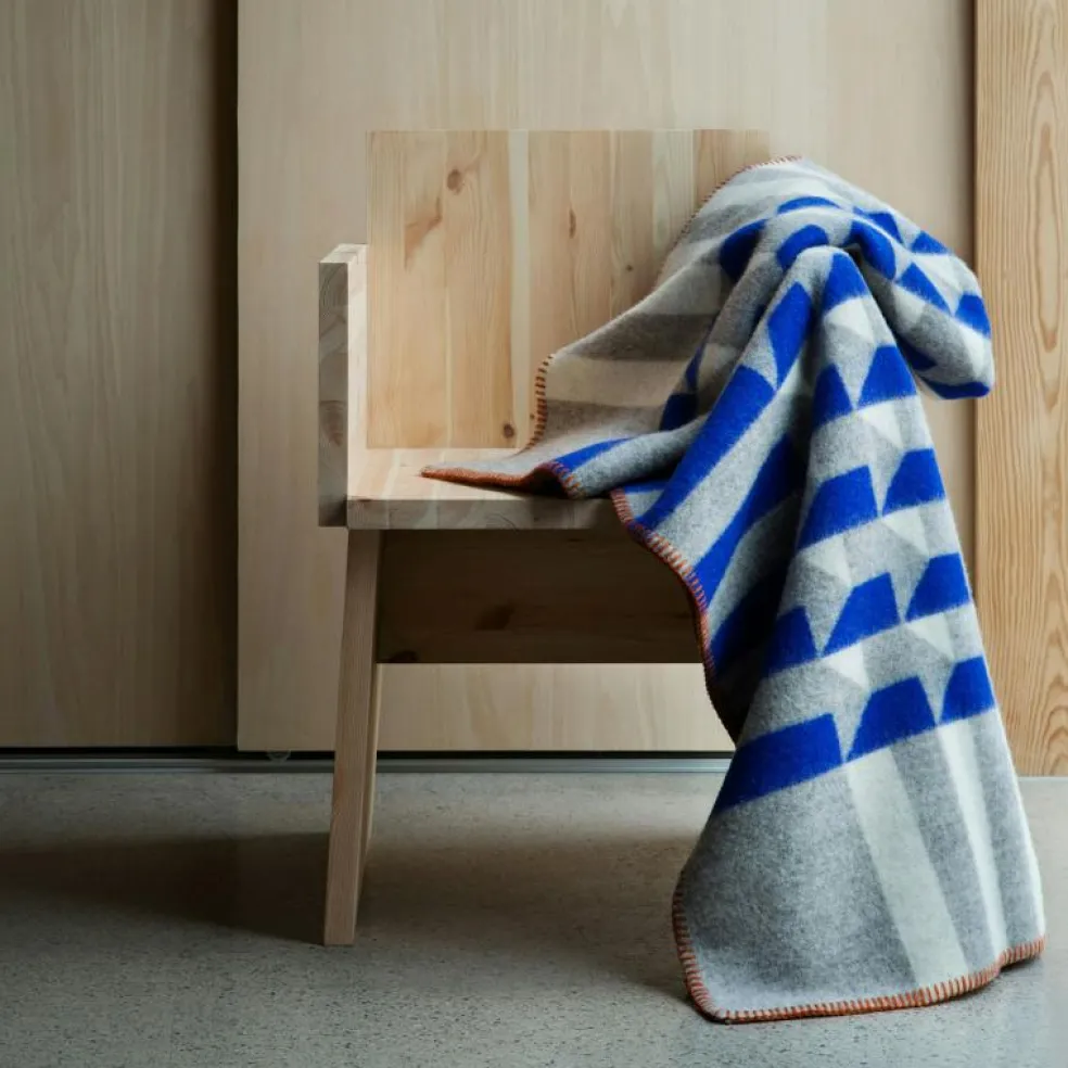 Kvam Ullpläd 135x200 cm, Orange