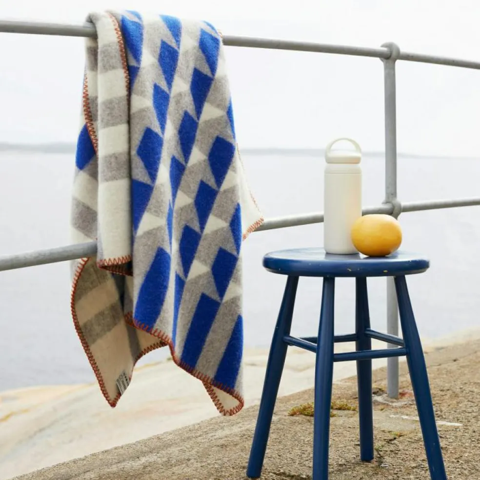 Kvam Ullpläd 135x200 cm, Orange