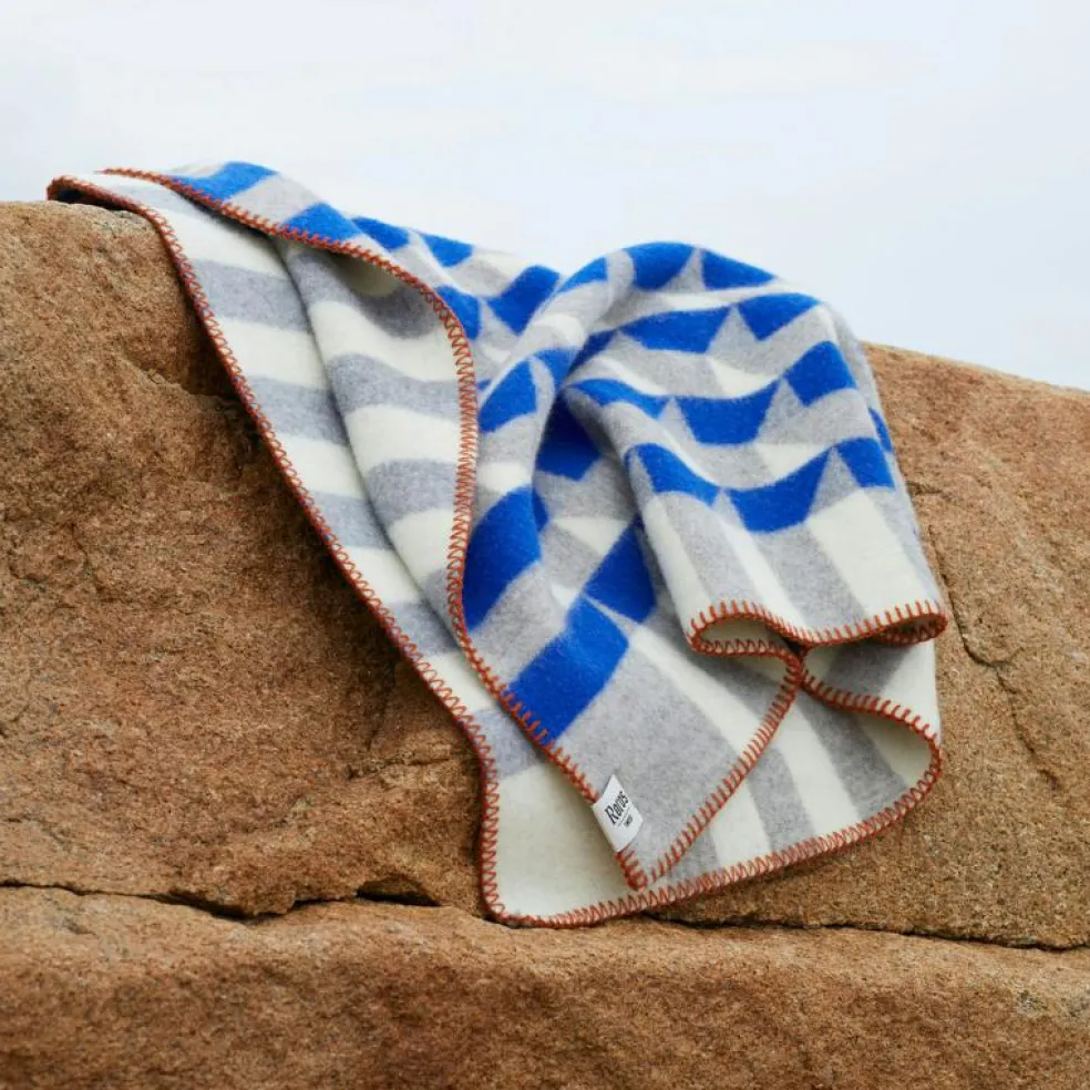 Kvam Ullpläd 135x200 cm, Orange