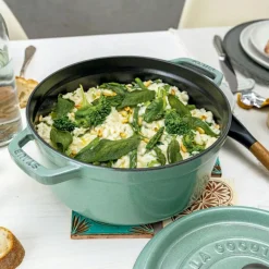 Staub Grytor-La Cocotte Gjutjärnsgryta 3,7 L, Eucalyptus