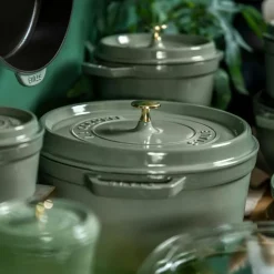 Staub Grytor-La Cocotte Gjutjärnsgryta 3,7 L, Eucalyptus