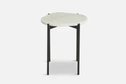 LA TERRA Sidobord Travertin Ivory, L: 57,2 cm