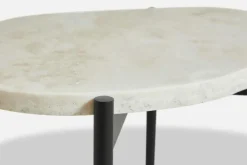 LA TERRA Sidobord Travertin Ivory, L: 57,2 cm