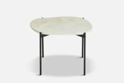 LA TERRA Sidobord Travertin Ivory, L: 57,2 cm