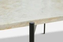 LA TERRA Sidobord Travertin Ivory, L: 57,2 cm