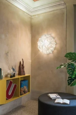 SLAMP Vägglampor|Plafonder-La Vie Vägg-/Taklampa 74 cm, Amber