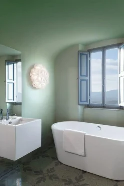 SLAMP Vägglampor|Plafonder-La Vie Vägg-/Taklampa 74 cm, Amber