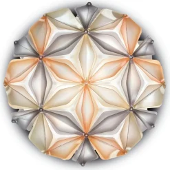 SLAMP Vägglampor|Plafonder-La Vie Vägg-/Taklampa 74 cm, Amber