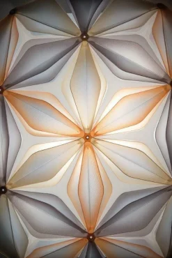 SLAMP Vägglampor|Plafonder-La Vie Vägg-/Taklampa 74 cm, Amber