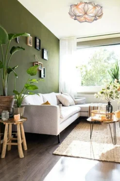 SLAMP Vägglampor|Plafonder-La Vie Vägg-/Taklampa 74 cm, Amber