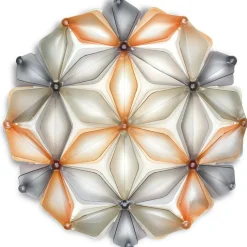 SLAMP Vägglampor|Plafonder-La Vie Vägg-/Taklampa 74 cm, Amber