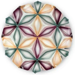 SLAMP Vägglampor|Plafonder-La Vie Vägg-/Taklampa 74 cm, Amber