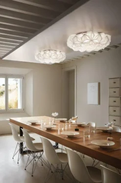 SLAMP Vägglampor|Plafonder-La Vie Vägg-/Taklampa 74 cm, Amber