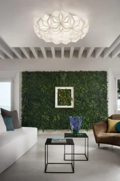 SLAMP Vägglampor|Plafonder-La Vie Vägg-/Taklampa 74 cm, Amber