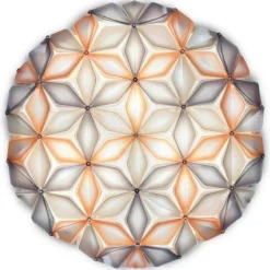 SLAMP Vägglampor|Plafonder-La Vie Vägg-/Taklampa 74 cm, Amber