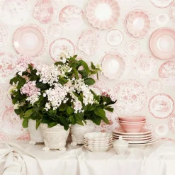 Lace Tallrik 25 cm, Sand