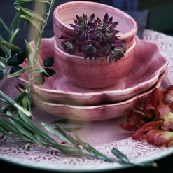 Lace Tallrik 25 cm, Sand